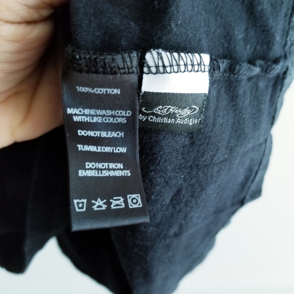 Vintage Don Ed Hardy Designs Black Tshirt Circa 1999 - Picture 6 of 7